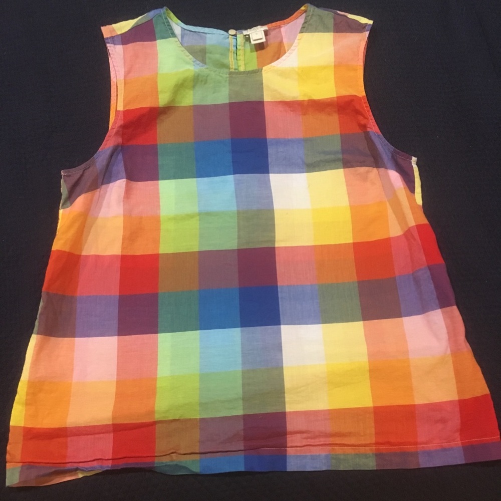 Rainbow tank by J. Crew